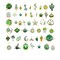 30 Pieces Mixed Enamel Green Theme Charms Pendants for Jewelry Making Bulk lot Necklace Earrings Bracelet Craft Findings